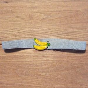 Vintage banana stretch belt
